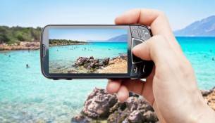 Bellen op vakantie