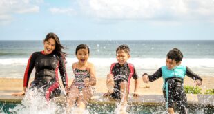 Kim Van Oncen samen met familie en televisie